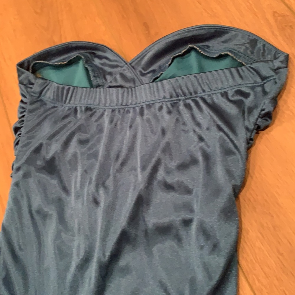 Ruby Rox (Body Central) Scrunchy Dress Fitted Sexy Sweetheart Bust Strapless - Picture 11 of 12